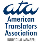 Member of the American Translators Association (ATA)